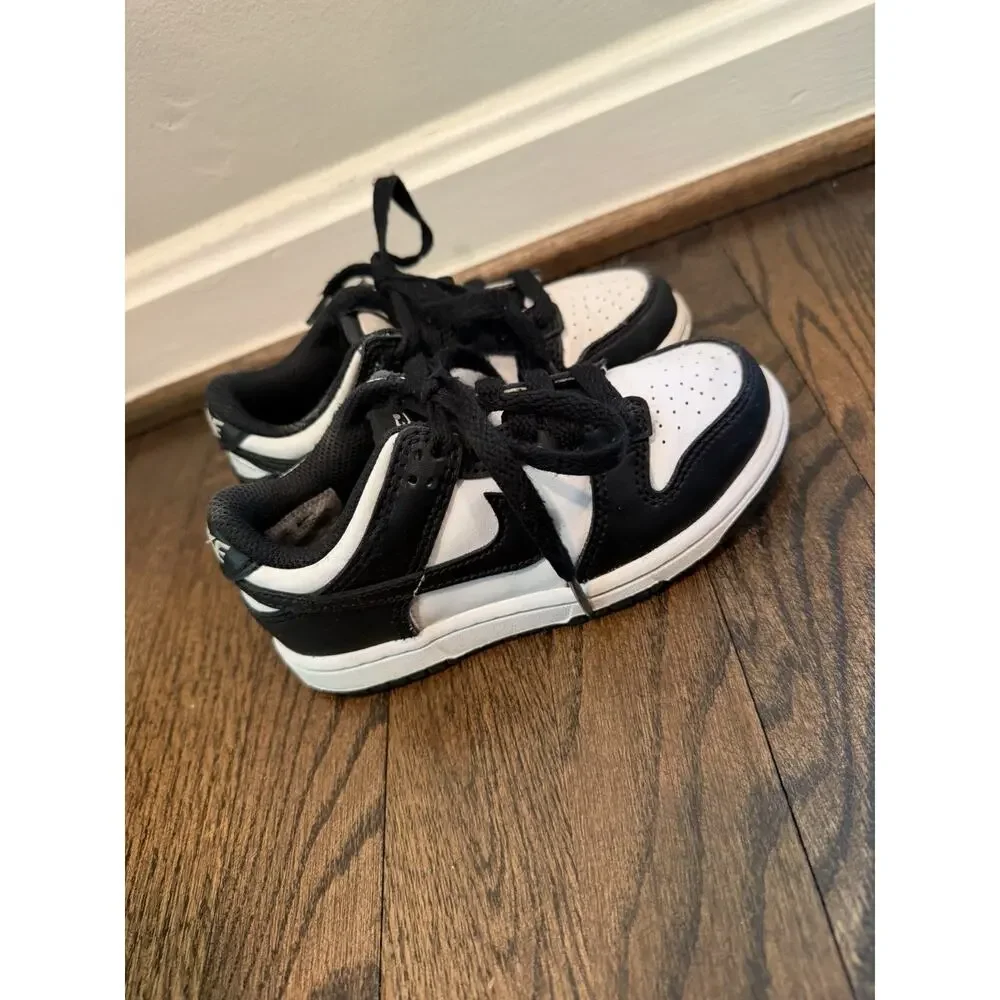 Nike Dunks Low Pandas Little Kid Size 11c